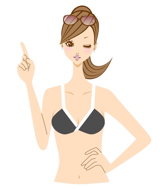 水着姿の女の子